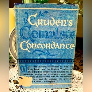 Vintage Holy Bible 1949 Cruden’s Complete Concordance Religious Book